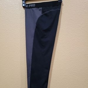 Nike pro black training Capri crop leggings